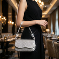 Bolsa Feminina de Festa com Strass